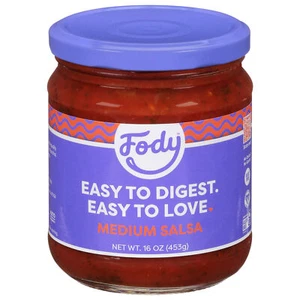 Fody Food Co Salsa Meduim Low Fodmap 16 oz (Pack Of 6) - Picture 1 of 1
