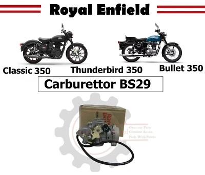 Royal Enfield Old Classic 350, "Bullet 350,Thunderbird 350 Carburettor BS29" - Image 1 of 4