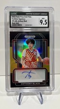 Anthony Black Prizm Draft Picks 2022 RC Auto CGC 9.5 Black Gold #’d /5 (Not PSA)