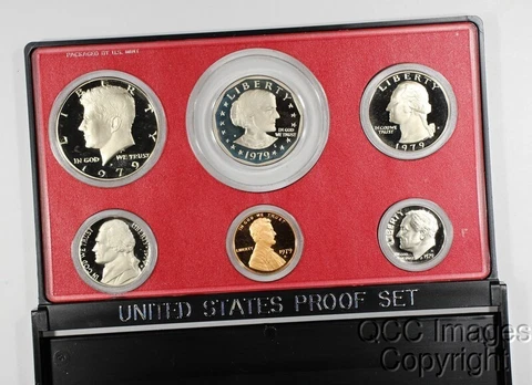 1979 San Francisco Proof Set / Original Mint Packaging / No Stickers or Writing Cover