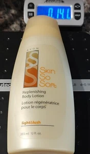 Loción corporal reponedora Avon Skin So Soft ligera y exuberante 12 oz inventario antiguo - Imagen 1 de 5