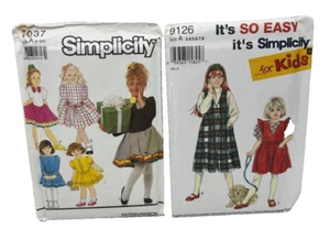 Simplicity Sewing Patterns Lot Of 2, Size A (7037 - 9126) Uncut - Picture 1 of 7