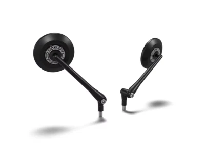 Espejos redondos negros genuinos para Royal Enfield Himalayan 450/Guerrilla 450 Foto 1 de 4