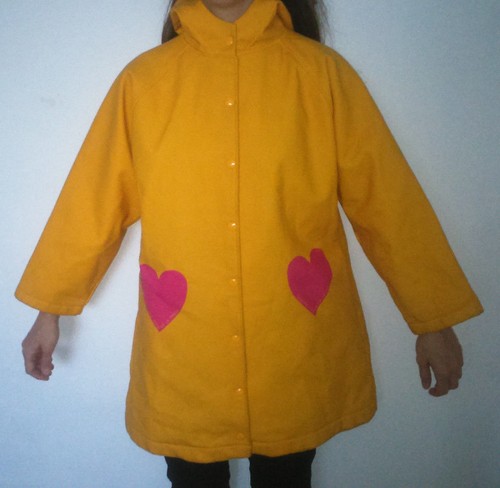 Impermeabile vintage Agatha Ruiz de la Prada vintage stile anni '60 cappotto unico