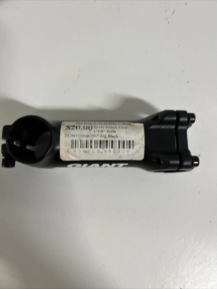 Vástago de bicicleta de contacto de aleación GIANT +- 7 grados 26,0x100 mm 1-1/8” #2g4a Foto 1 de 4