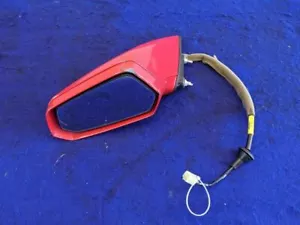 2010-2015 Chevrolet Camaro SS Driver Left View Mirror Power Heated DD1 Red - Foto 1 di 12