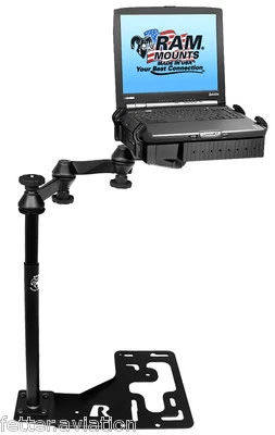 RAM Universal Laptop Mount for Heavy Trucks - Volvo, Kenworth, Peterbilt, Others - Image 1 of 4