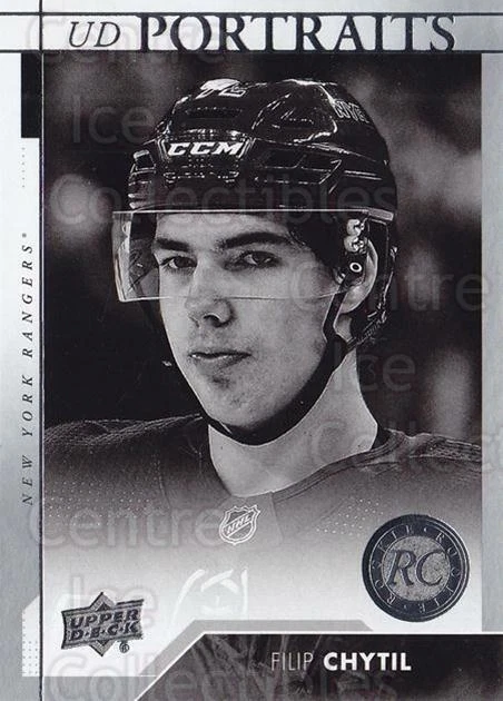 2017-18 Upper Deck UD Portraits #105 Filip Chytil - Image 1 of 1