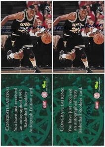 1995 Classic Rookies Autograph Edition - 2 Versions - Ronnie McMahan - READ - Picture 1 of 3