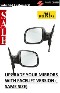 Vw Transporter T5 Platform Chassis Cab 2003-2009 Manual Door Wing Mirror Pair - Picture 1 of 6