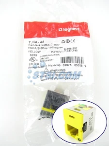 Ortronics OR-TJ6A-44 TracJack Cat6a Jack amarillo oscuro ~STSI - Imagen 1 de 4
