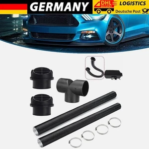 Tubo de calefacción auxiliar de coche 75 mm canal salida de aire caliente ventilación clip de manguera - Imagen 1 de 10