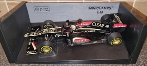 Minichamps 1:18 Kimi Raikkonen Lotus Renault E21 F1 2013 BNIB - Picture 1 of 10