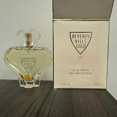 比佛利山庄黄金24K淡香精1.7盎司50毫升女士喷雾开盒 — 第 1/2 张图片
