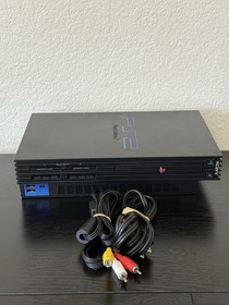 Sony PlayStation 2 PS2 Console SCPH-30001 R Model W/ Power Cord - Working/Clean