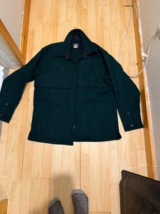JOHNSON WOOLEN MILLS Forest Green Jacket Men's Size L/XL - Picture 1 of 5