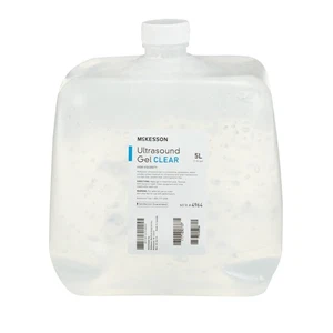 McKesson Clear Ultrasound Gel Transmission Ultrasonic Water Soluble 4 Containers - Picture 1 of 9