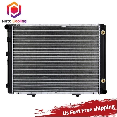 Aluminum Radiator For 1984-1993 Mercedes-Benz 190E 2.3L 2015004303 2015001203 - Image 1 of 4