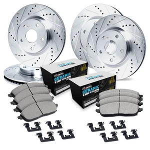 R1 Concepts WGTH2-31019 4-Wheel Set Brake Disc and Pad Kits Front & Rear for Z4 - Picture 1 of 1