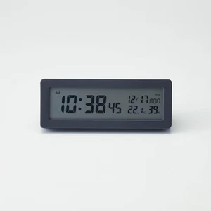 MUJI Digital Radio-Controlled Clock (with loud alarm function) MJ-RDCLA Black - Picture 1 of 4