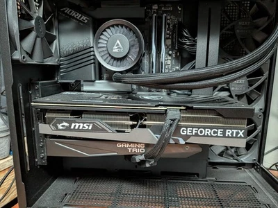 MSI GeForce RTX 4070 Ti GAMING X TRIO 12GB GDDR6X Graphics Card - Image 1 of 4