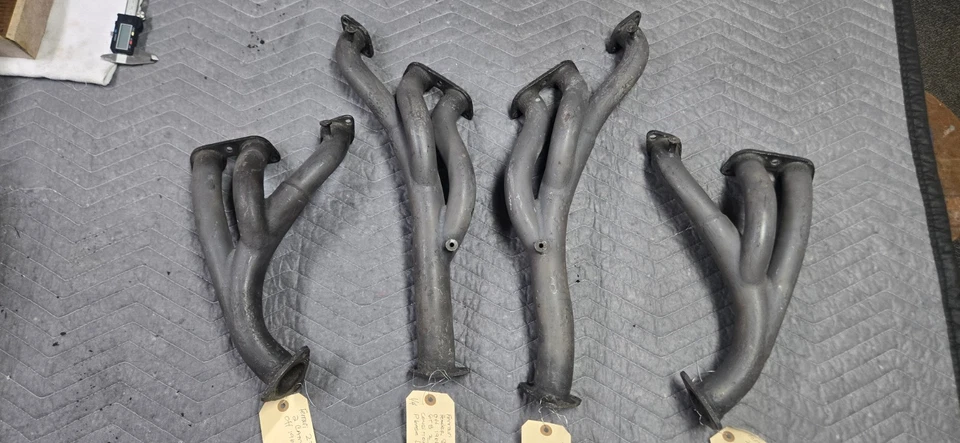 Ferrari 275 GTB 1966 juego de 4 cabezales de escape de 2 levas (original) Foto 1 de 4