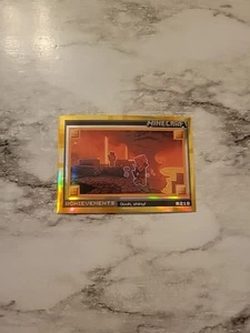 2024 Panini Minecraft Logros Oooh, Brillante! #218 Gold OptiChrome /49 - Imagen 1 de 2