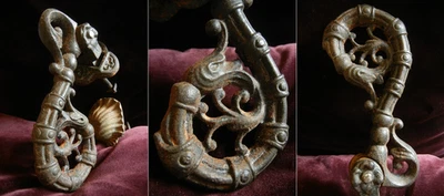 BORDEAUX XIX° - ANCIEN SUPERBE HEURTOIR DE PORTE CROSSE PAPALE - Photo 1/4