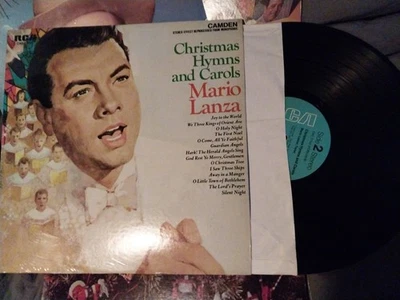 Mario Lanza Christmas Hymns and Carols   Record Album Vinyl LP - Image 1 of 4