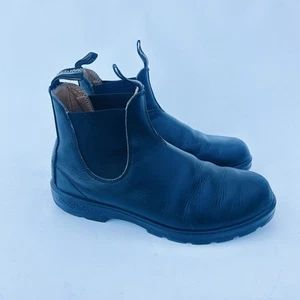 Blundstone Men’s 500 Boots Chelsea Ankle Leather Work Black Original Classic 12 - Picture 1 of 10