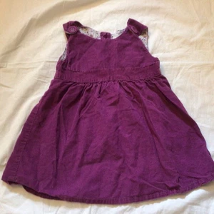 JoJo Maman Bébé Purple Needle Cord Dress 12–18 Months - Picture 1 of 3