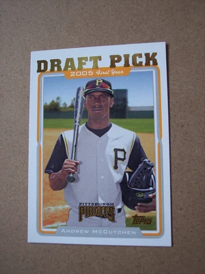 Tarjeta de novato Andrew McCutchen 2005 Topps Updates & Highlights tarjeta #UH329 casi nueva-como nueva Foto 1 de 2