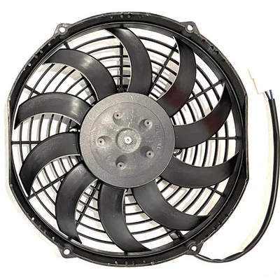 SPAL Fan - 30100588 VA11-AP7/C/I-57S 10" Pusher Curved Blades 12 Volt 839 cfm - Image 1 of 4