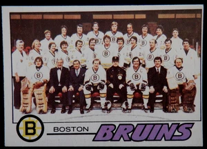 Foto del equipo O-Pee-Chee Boston Bruins / tarjeta de lista de verificación 72, 1977-78 - Dallas Smith - Imagen 1 de 2