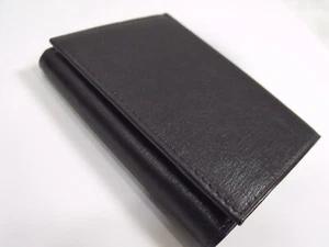 Cartera de cuero triple flecha marrón oscuro - Imagen 1 de 8