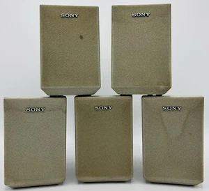 SONY SS-MSP1 - 5 Surround Sound Speakers Gray- Tested Sound Good- See Desc. - Bild 1 von 9