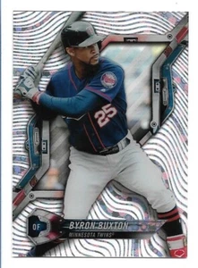 Byron Buxton 2018 Topps High Tek Pattern 1 Waves Orbit Difractor HT-BB Twins - Imagen 1 de 2