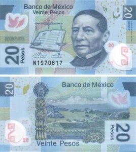 Mexico 20 pesos 2016 Polymer UNC (P122new) - Picture 1 of 1