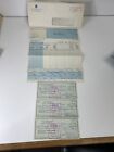ELLA FITZGERALD (QUEEN OF JAZZ) BANK STATEMENT AND 3 SIGNED CHECKS ~ 1976