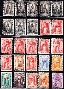 US PR57S-PR79S, PR14S, PR81S 1875 Newspaper Issue Specimens F-VF OG H SCV $1780 - Picture 1 of 2