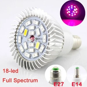 18 Led full spectrum lamp Plant Grow light bulb E27 E14 for indoor greenhouse - Picture 1 of 10