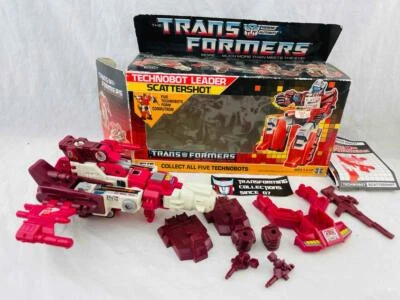 Transformers Original G1 1987 Technobot Scattershot Complete Computron w/ Box - Image 1 of 4