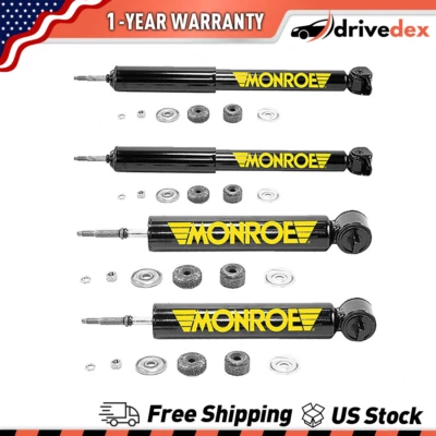 Amortecedores dianteiros e traseiros Monroe compatíveis com 1976 1977 Mercedes-Benz 230 - Imagem 1 de 3