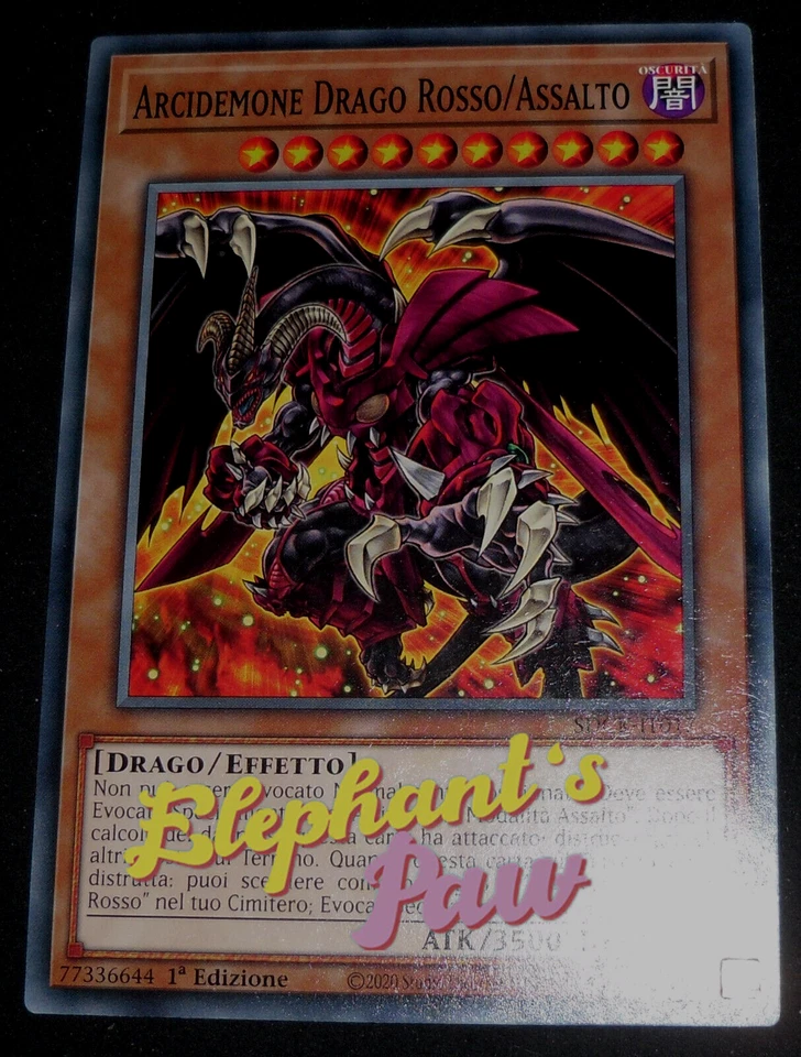 Yugioh - Arcidemone Drago Rosso/Assalto COMUNE - SDCK-IT017 1° Edizione - Immagine 1 di 1