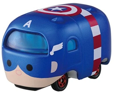 TAKARA TOMY TOMICA DISNEY MOTORS TSUM TSUM MARVEL CAPTAIN AMERICA TSUM NEW F/S - Image 1 of 2