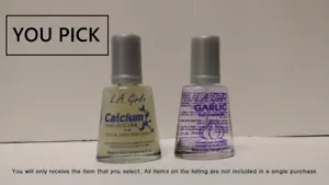 LA GIRL CALCIUM NAIL BUILDER / LA GIRL GARLIC NAIL TREATMENT ( YOU PICK !!) - Picture 1 of 7
