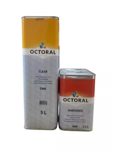 KIT DE LACA TRANSPARENTE DE PRODUCCIÓN OCTORAL C600RAPID 7,5 L - Imagen 1 de 1