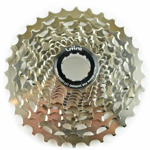 OMNI Racer WORLDS LIGHTEST Titanium 11 Cassette Fits ShimanoSram XG-1190: 11-32 - Picture 1 of 8