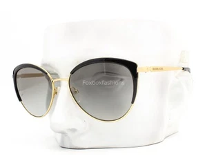Michael Kors Key Biscayne Sunglasses MK 1046 110011 Polished Black & Gold w/case - Picture 1 of 10