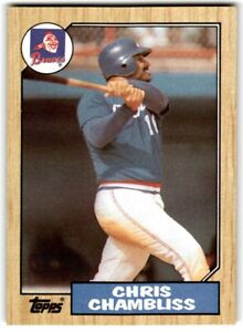 1987 Topps Baseball Cards Chris Chambliss Atlanta Braves #777